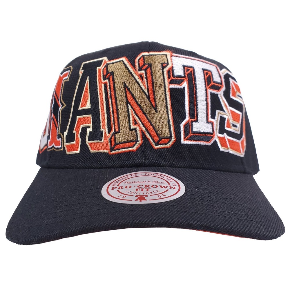 San Francisco Giants Mitchell & Ness MLB Pro Fit Snapback Cap Hat Embroidery NWT